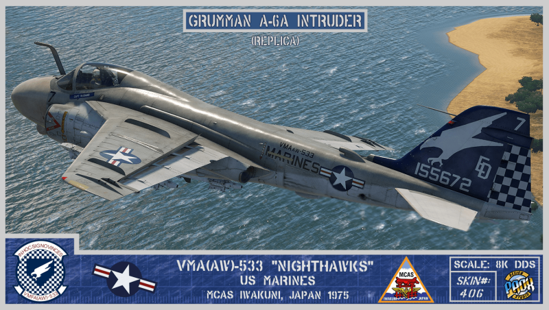 A-6E Intruder VMA(AW)-533 NightHawks ED405, 1991 Desert Storm, 1:72,  Century Wings